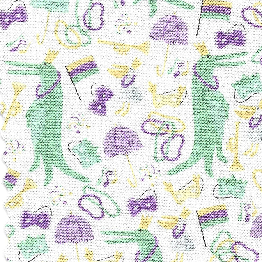Mardi Gras Alligator Party | Yardage Listing