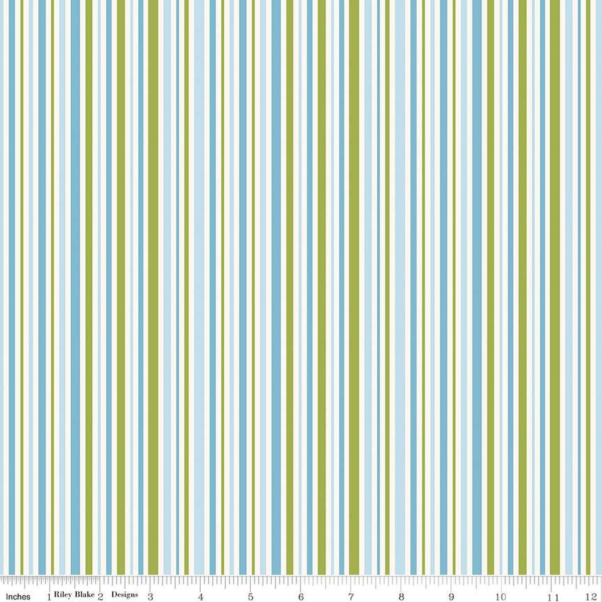 Little Darlin' Stripes Blue | Quarter Yard Listing
