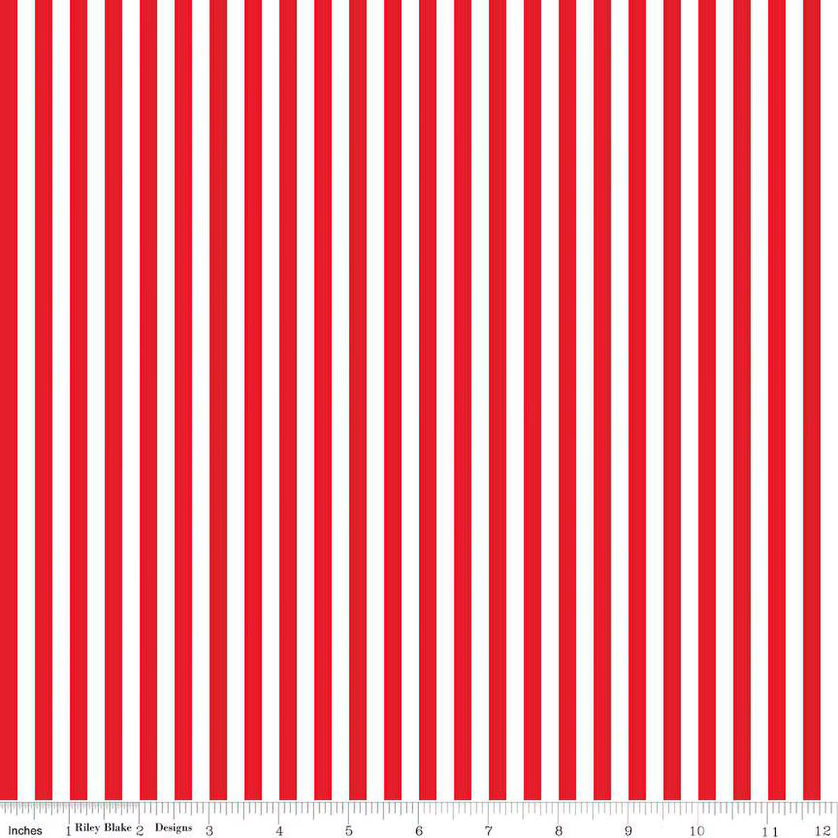 Red 1/4" Stripe