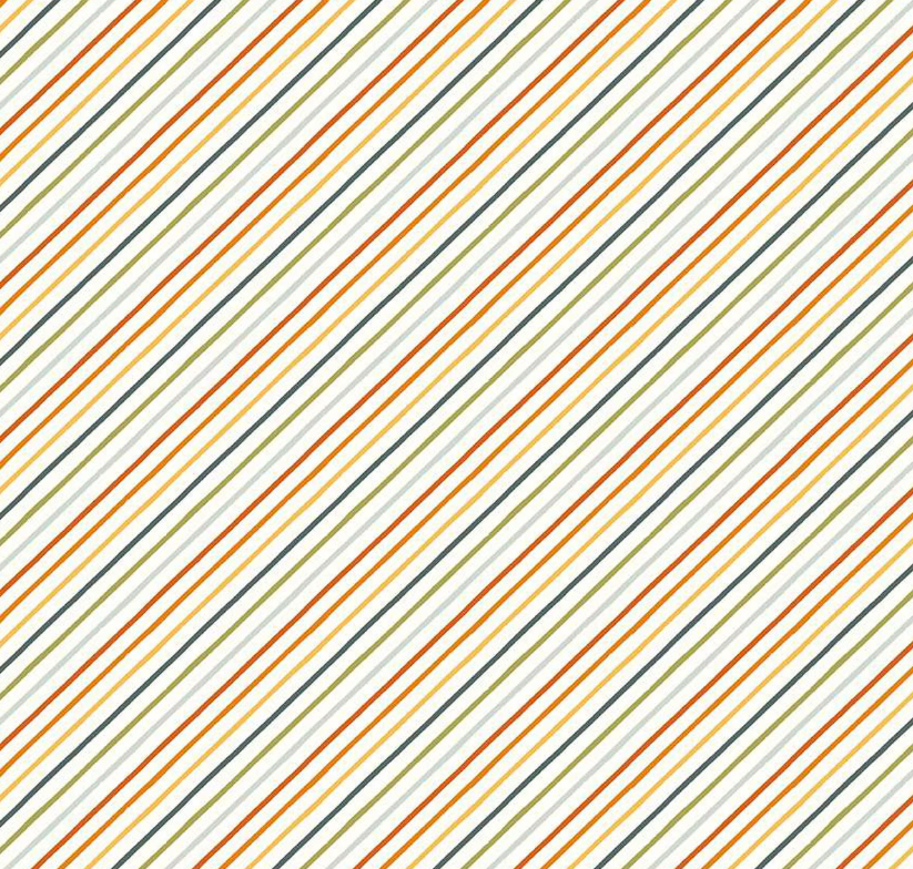Happy Fall Days Multi Stripe | Quarter Yard Listing