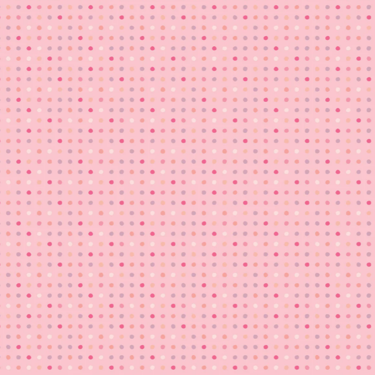 Pink Champagne Dot | Quarter Yard Listing