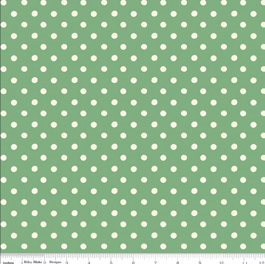 Button Spot Green