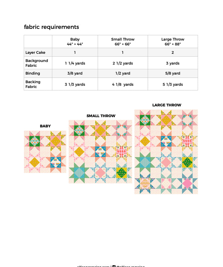 Quilt Kit | Pre-Order | New Beginnings x Little Darlin' | Small Throw Size