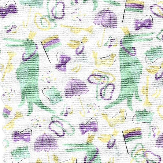 Mardi Gras Alligator Party | Yardage Listing