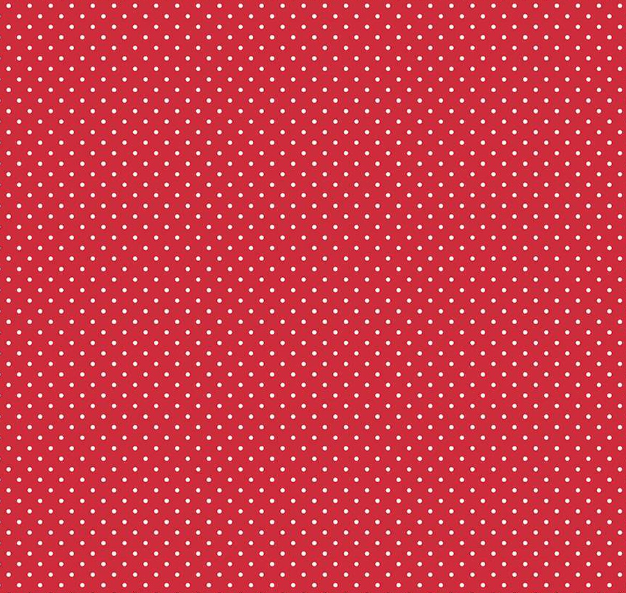 Red Swiss Dot | Quarter Yard Listing