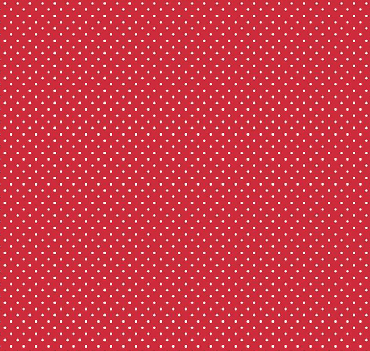 Red Swiss Dot | Quarter Yard Listing