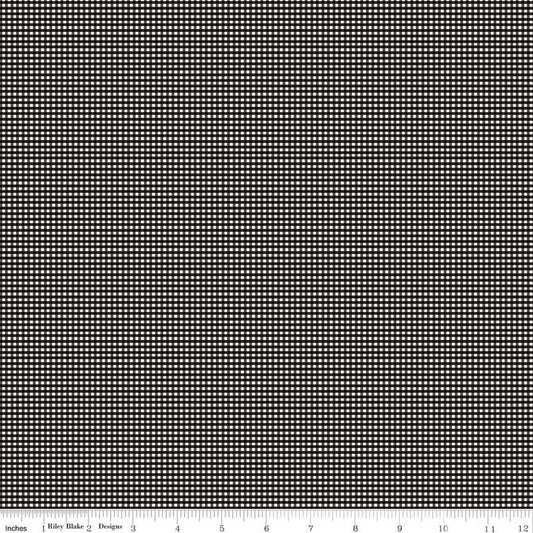 Black Micro Gingham | Yardage Listing