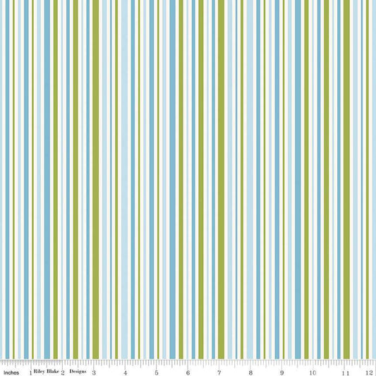 Little Darlin' Stripes Blue | Quarter Yard Listing