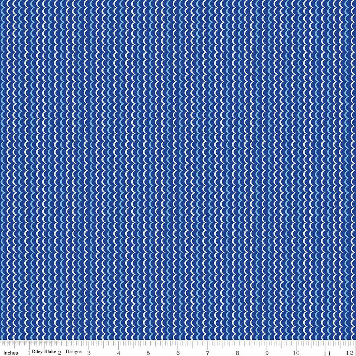 Awakening Scallops Blue | Quarter Yard Pre-Cut Listing