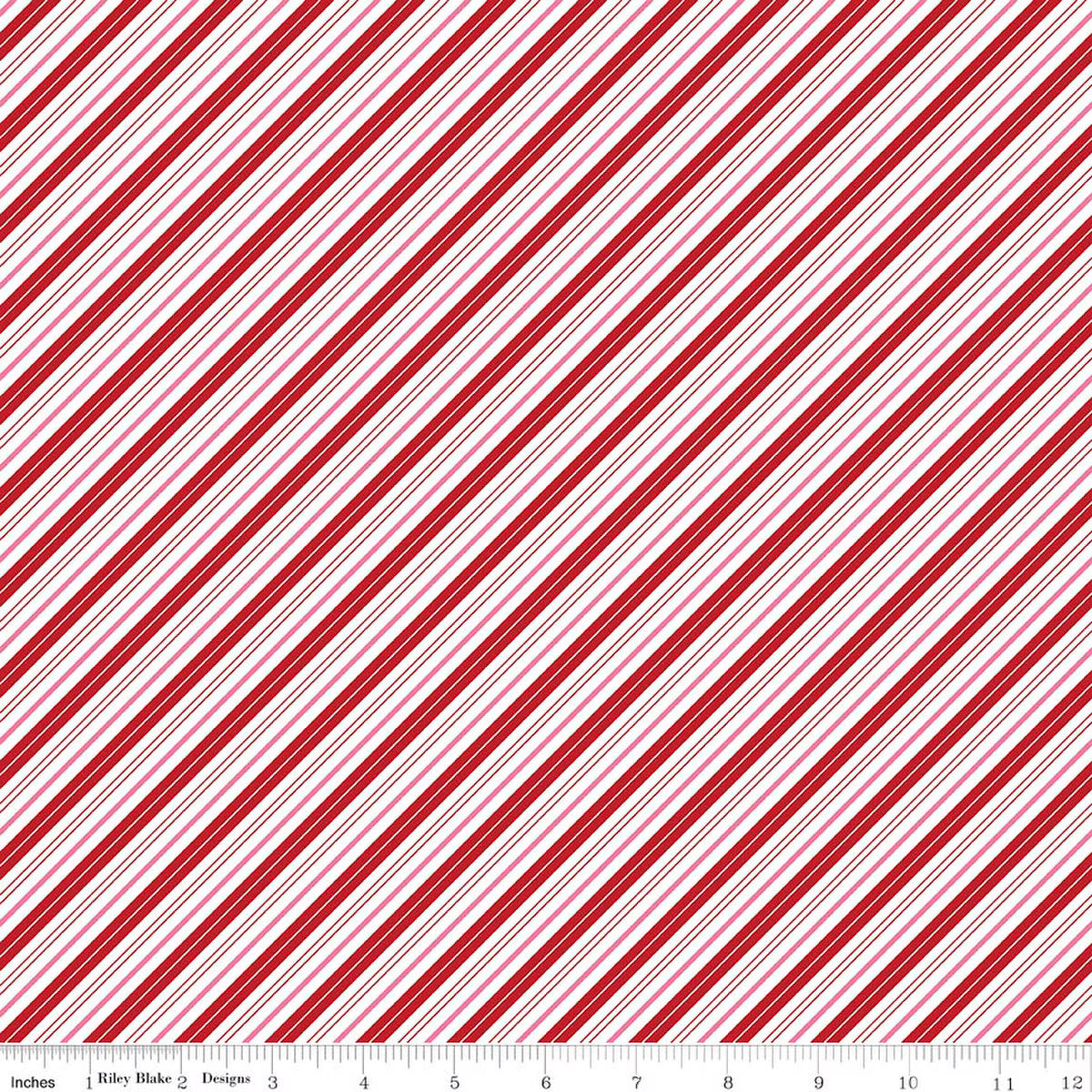 Claus & Co Candy Cane Stripes Red