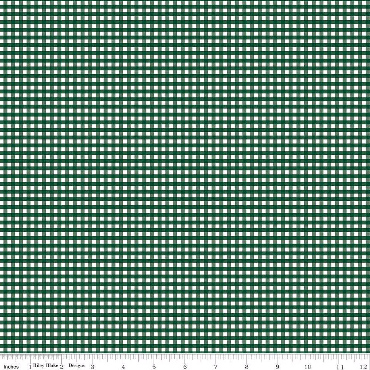 Christmas Green 1/8" Gingham