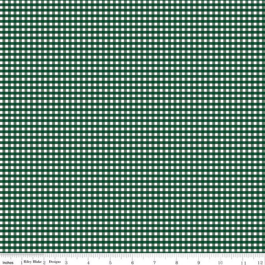 Christmas Green 1/8" Gingham