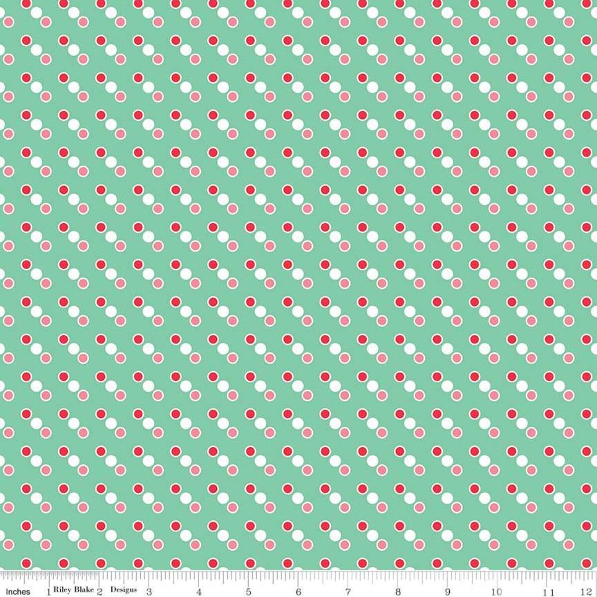 Cozy Christmas Dot Mint