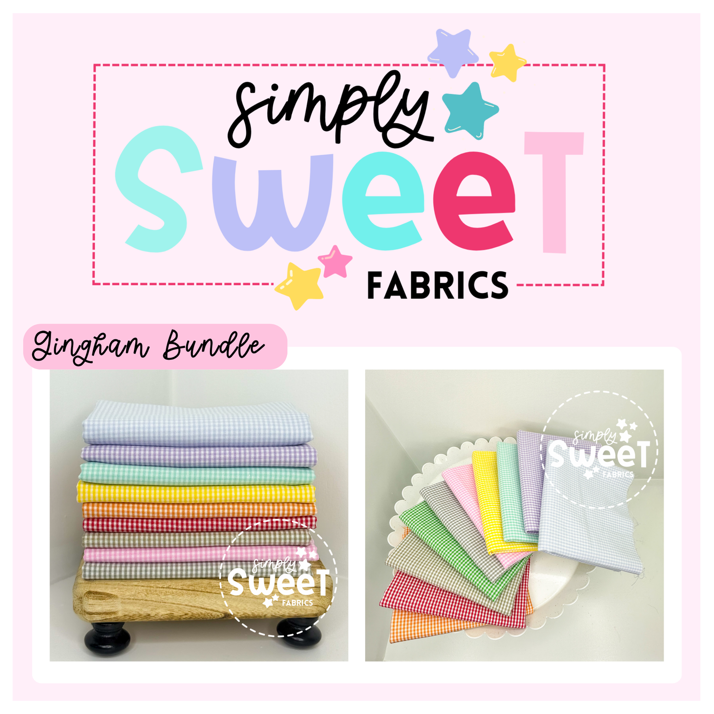 Basics 1/16"  Gingham| Bundle