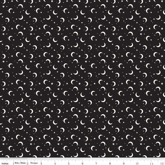 Frank and Friends Moon & Stars Black Glow in the Dark