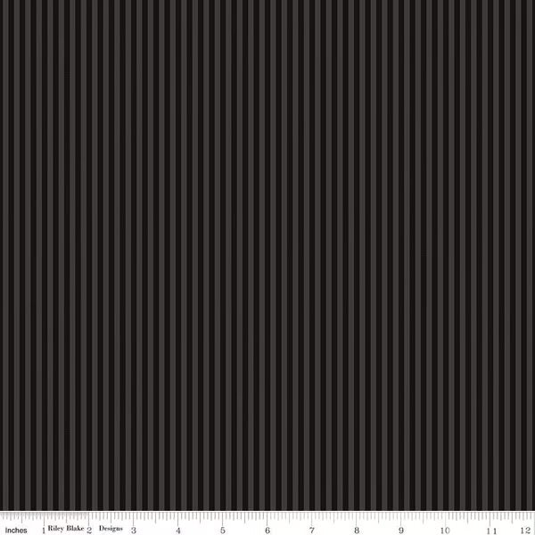 Tonal Black 1/8" Stripe