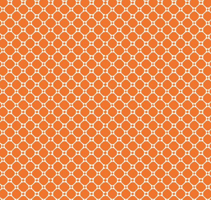 Beggar's Night Orange Bones | Quarter Yard Listing