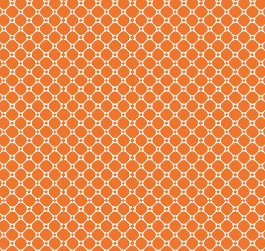 Beggar's Night Orange Bones | Quarter Yard Listing