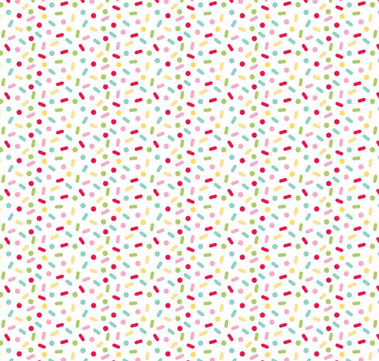 Gingerbread Kisses Sprinkles Multi | Quarter Yard Listing