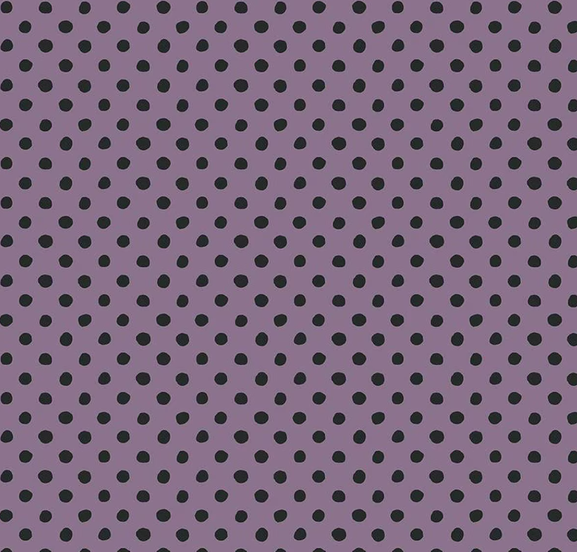 Trick or Treats Dots Plum | Quarter Yard Listing