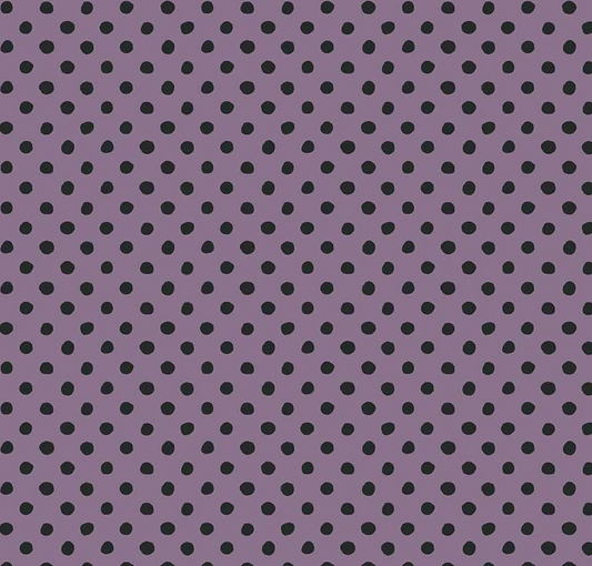 Trick or Treats Dots Plum | Quarter Yard Listing