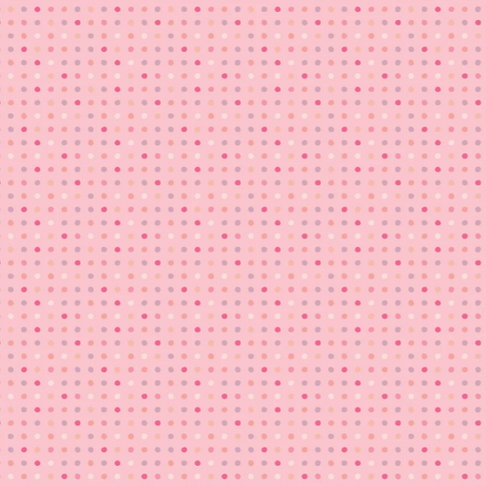 Pink Champagne Dot | Quarter Yard Listing