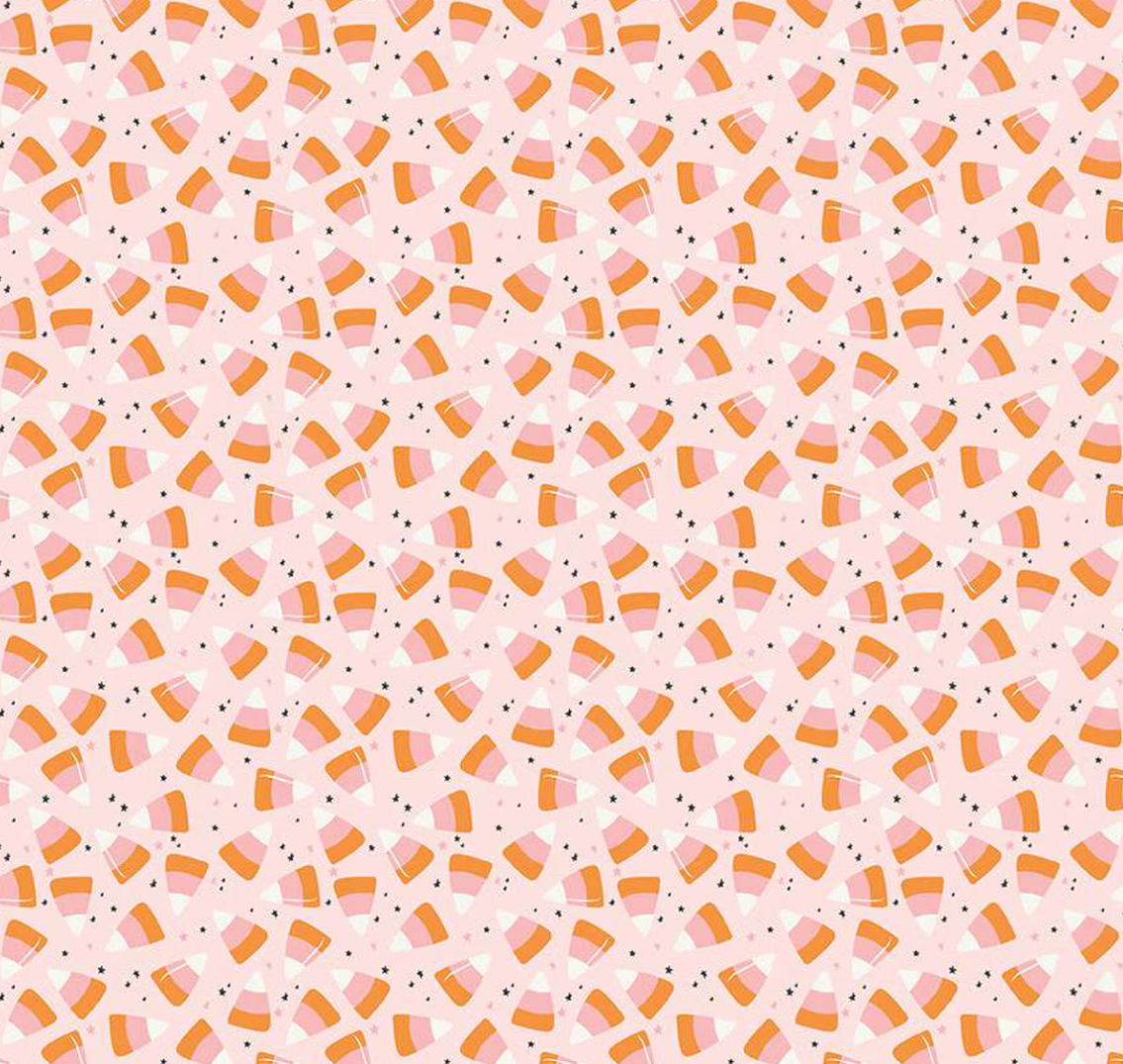 Hey Pumpkin Candy Corn Blush | Quarter Yard Listing