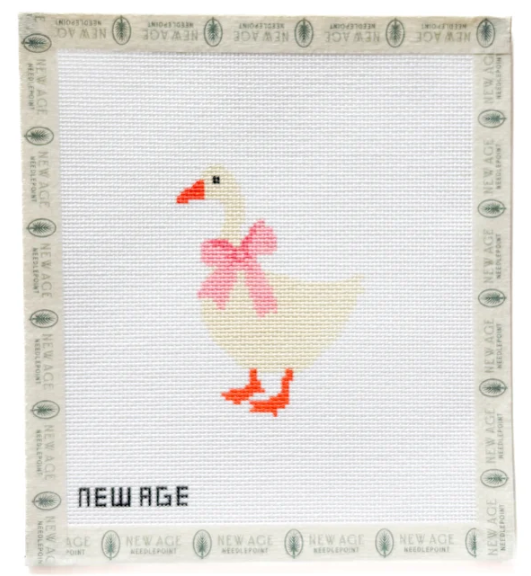 18M Pink Baby Goose Canvas