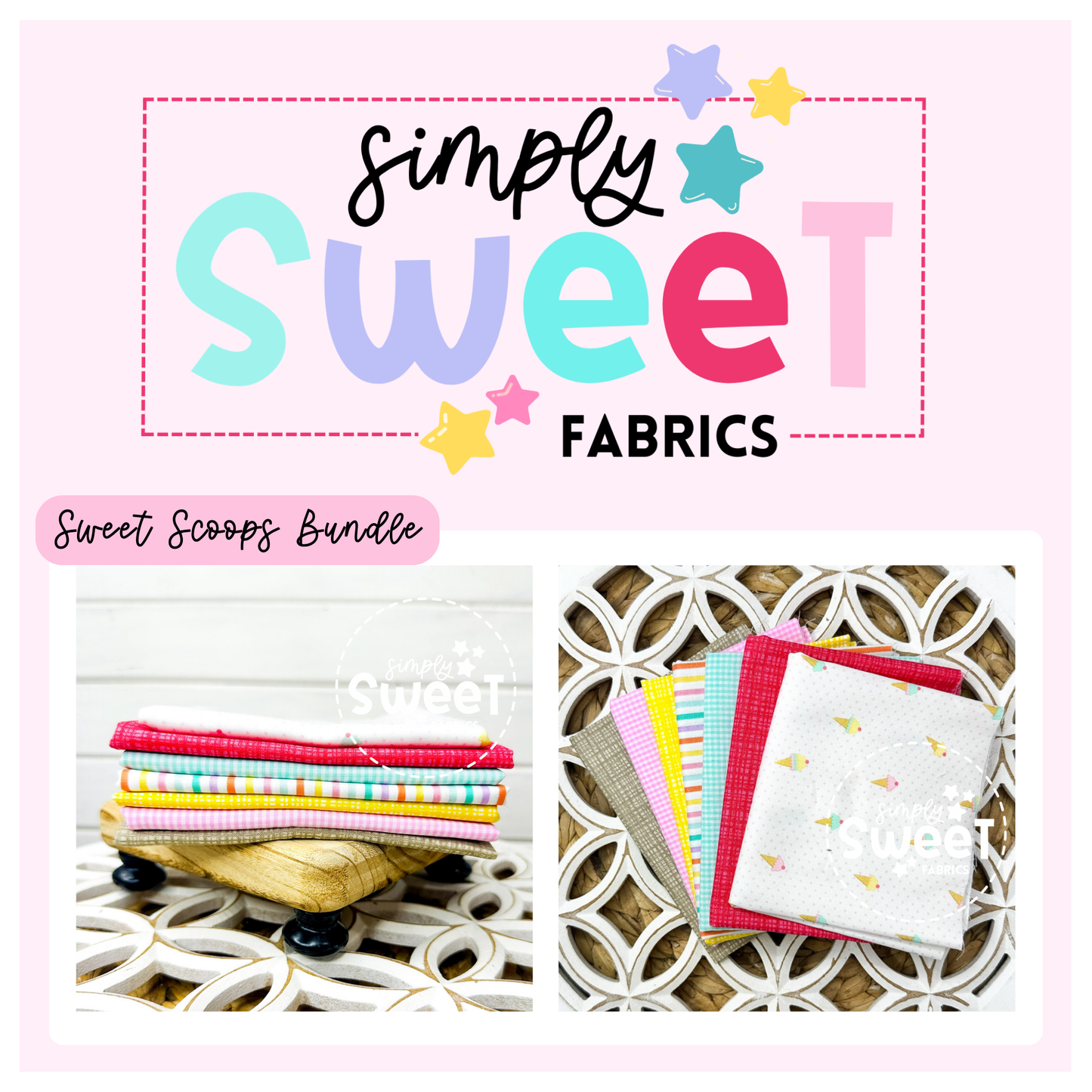 Sweet Scoops | Quarter Yard Pre-Cut Bundle